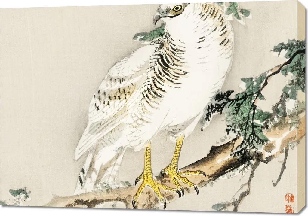 Stampa Fine Art Kōno Bairei 100x70 cm - Decorazione Living Vintage