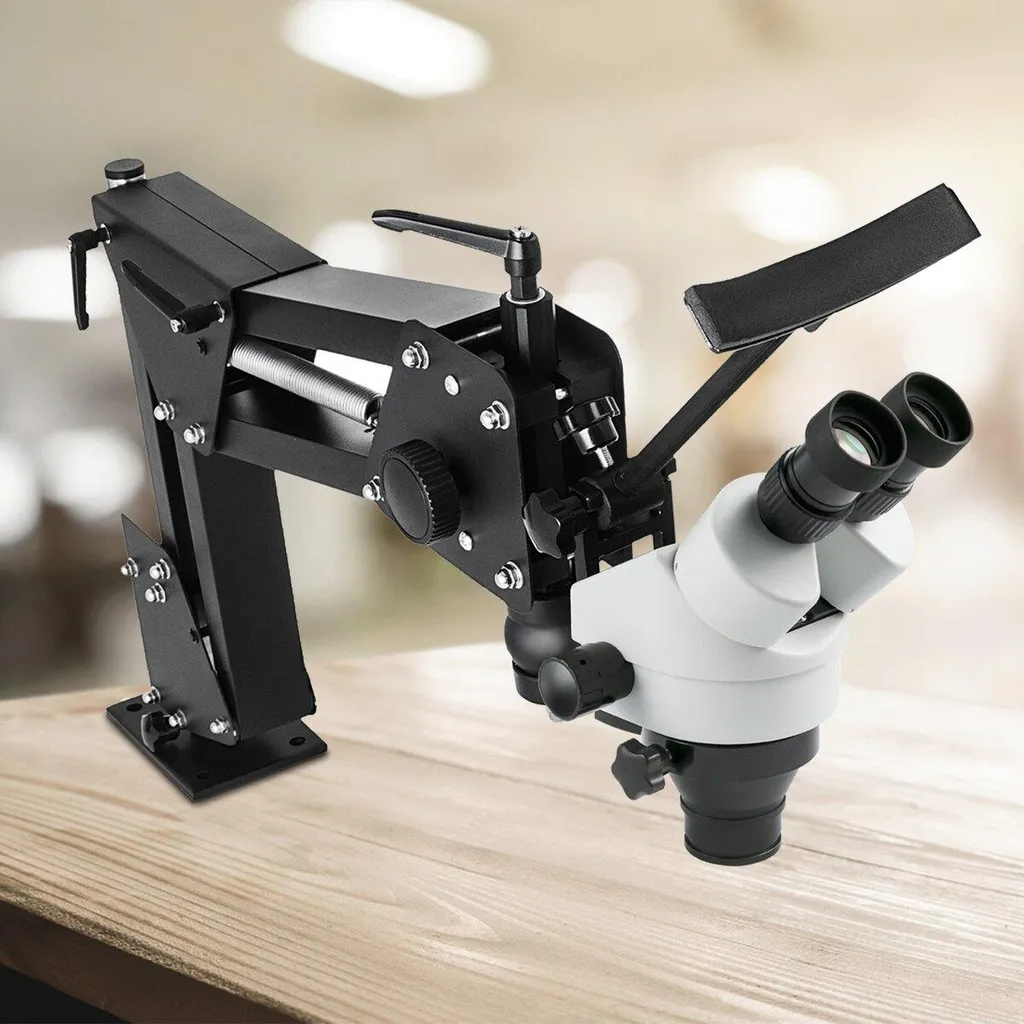 Microscope de gravure pour bijoux 7X-45X avec support flexible réglable - 9
