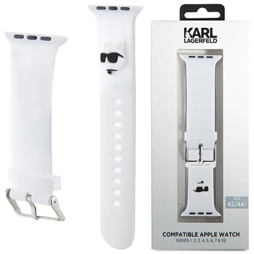 Karl Lagerfeld 3D Gummi Choupette Kopf Armband Für Apple Produktbild 