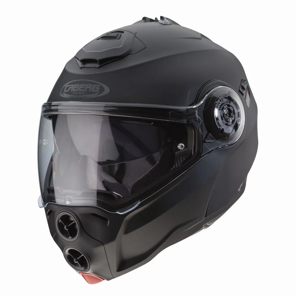 Casque modulable Caberg Droid Noir Mat S avec écran solaire intégré