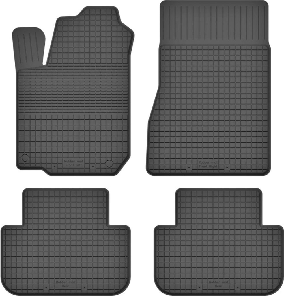 Gummi-Automatten, 4er-Set, universell für: Renault Laguna II Kombi, Liftback (2001-2007)