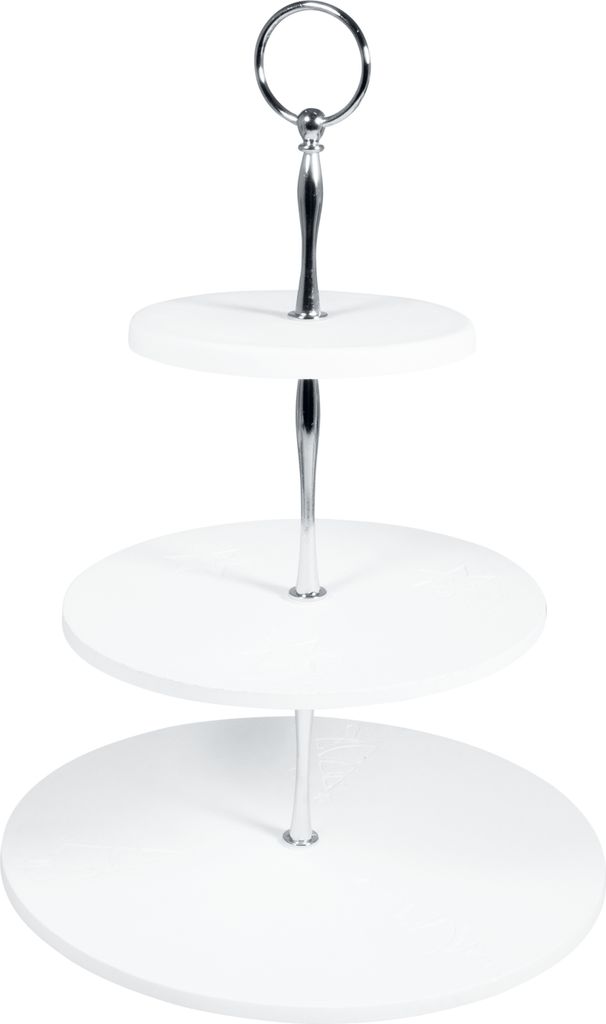 Rayher Metall Etageren Bausatz Classic 3 Ebenen 15 cm 20 cm 25 cm Kuchenständer