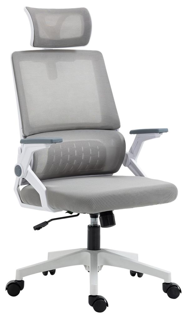 Vinsetto Sedia da ufficio ergonomica con poggiatesta Immagine del prodotto 