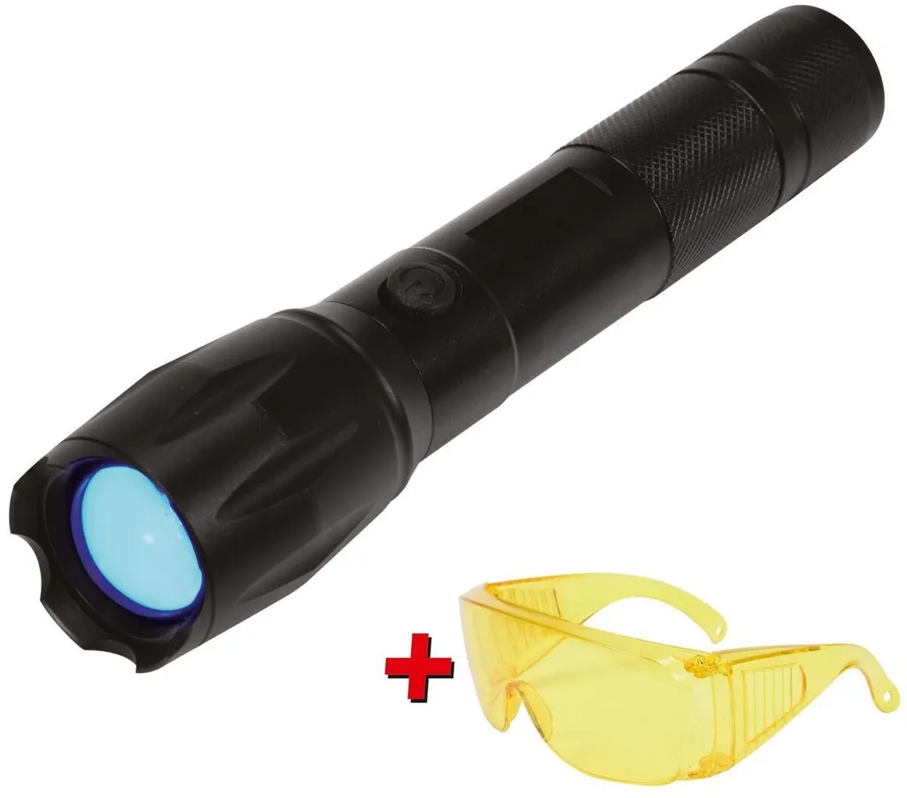 Torcia Emergenza 1W LED + Occhiali Sicurezza | Kit EDC Casa e Auto - 8