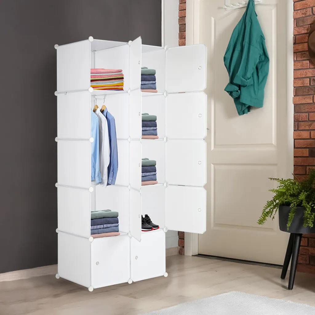 Meuble rangement modulable cube plastique pour optimiser l'espace - 4