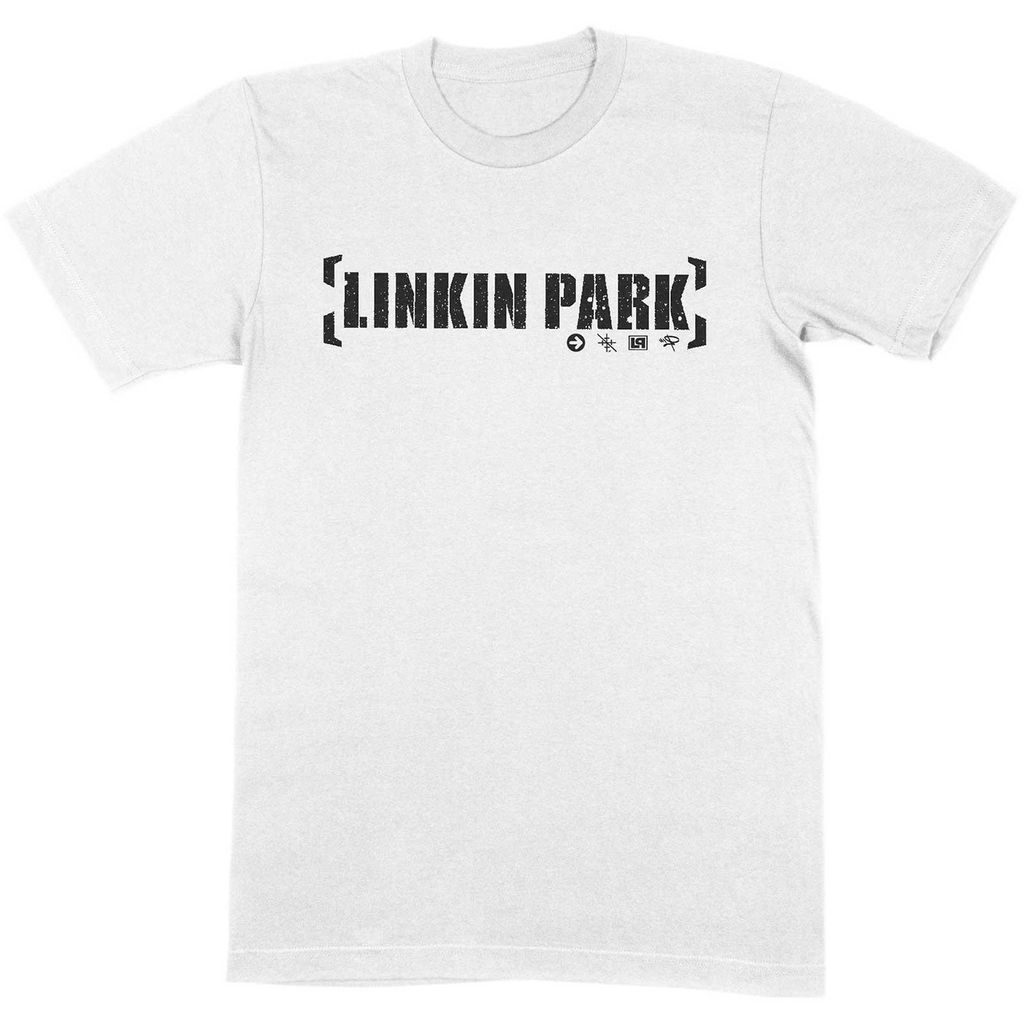 Linkin Park - T-Shirt für Herren/Damen Uni RO3772 (L) (Weiß)