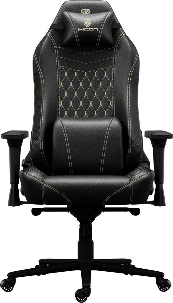 HICON Stühle – APEX-Serie – Renegade Gaming-Stuhl – Ergonomischer Gaming-Stuhl mit m Design und verstellbaren Funktionen, Schwarz