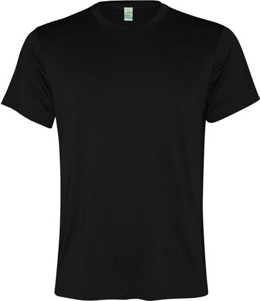 Roly - "Slam" T-Shirt für Herren - Sport kurzärmlig PF4428 (S) (Schwarz)