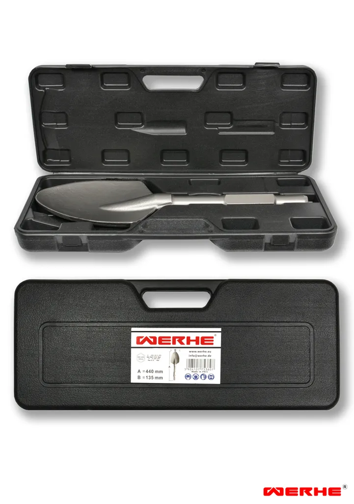 Burin pointu HEX 30mm pour ciment dur solution de démolition 440mm - 3