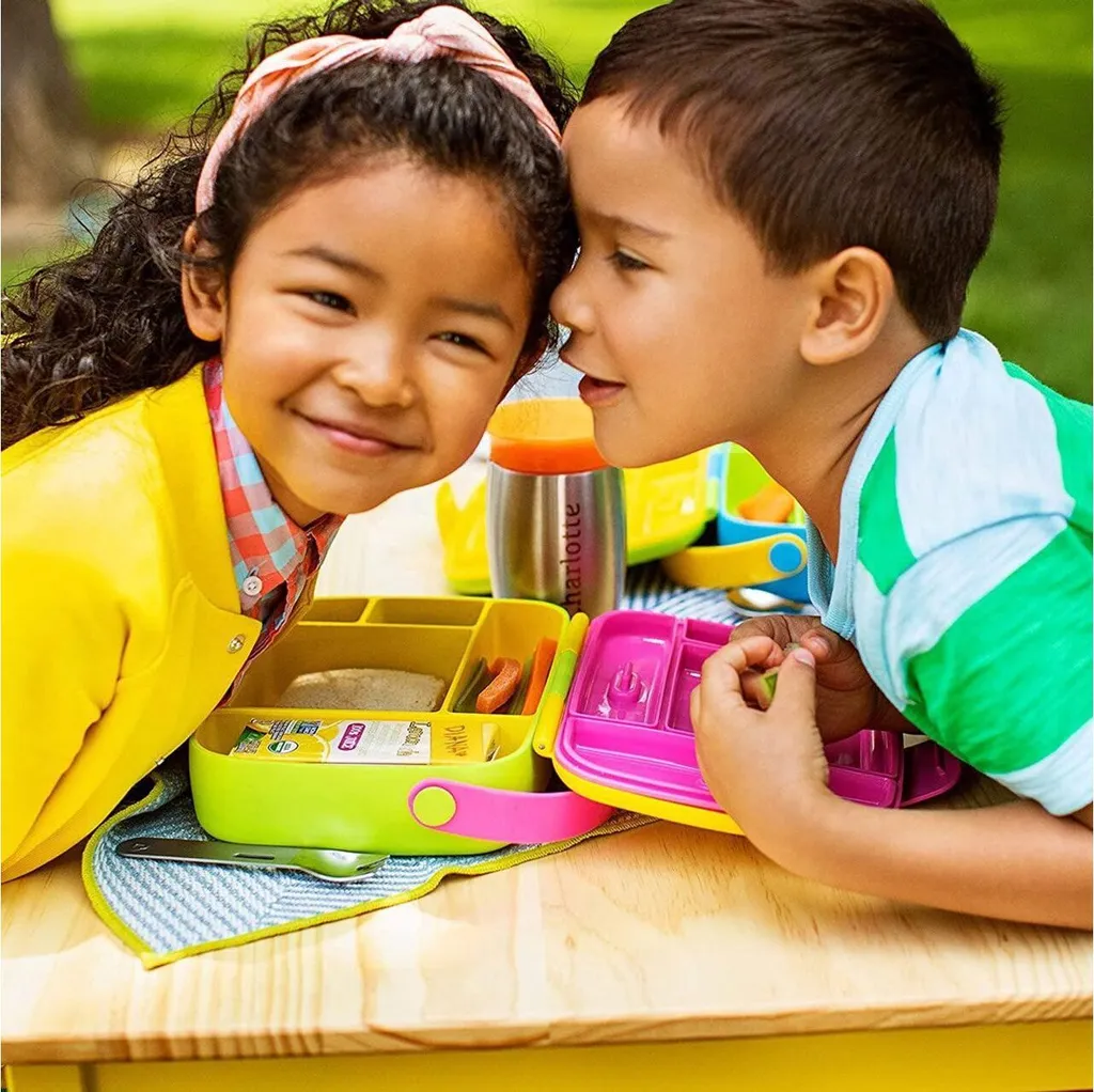 Munchkin Lunch Box Ergonomica 5 Scomparti | Kit Pranzo Completo Inox - 7