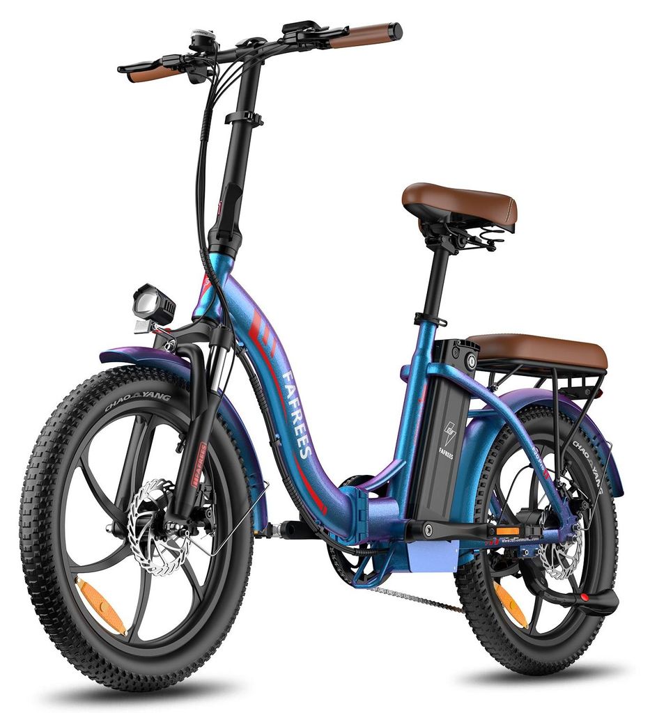 E-Bike FAFREES F20 Pro - Motor 250W Batterie 36V20Ah 20 Zoll Reifen Mechanische Scheibenbremsen - Aurorablau