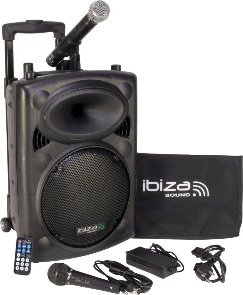Impianto di amplificazione mobile IBIZA PORT10VHF-BT 500W Immagine del prodotto 