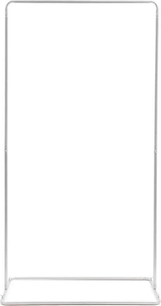 Arc de mariage rectangulaire en fer blanc 200x105 cm avec pieds stables