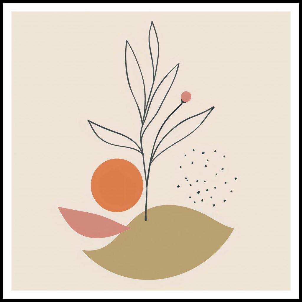 Plakat 100x100cm Subtile Naturaleza