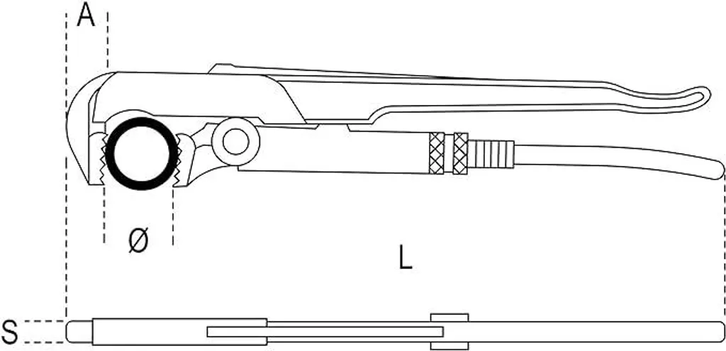 Coude à 90° Kendo pour installation plomberie 1,5" - Longueur 425 mm