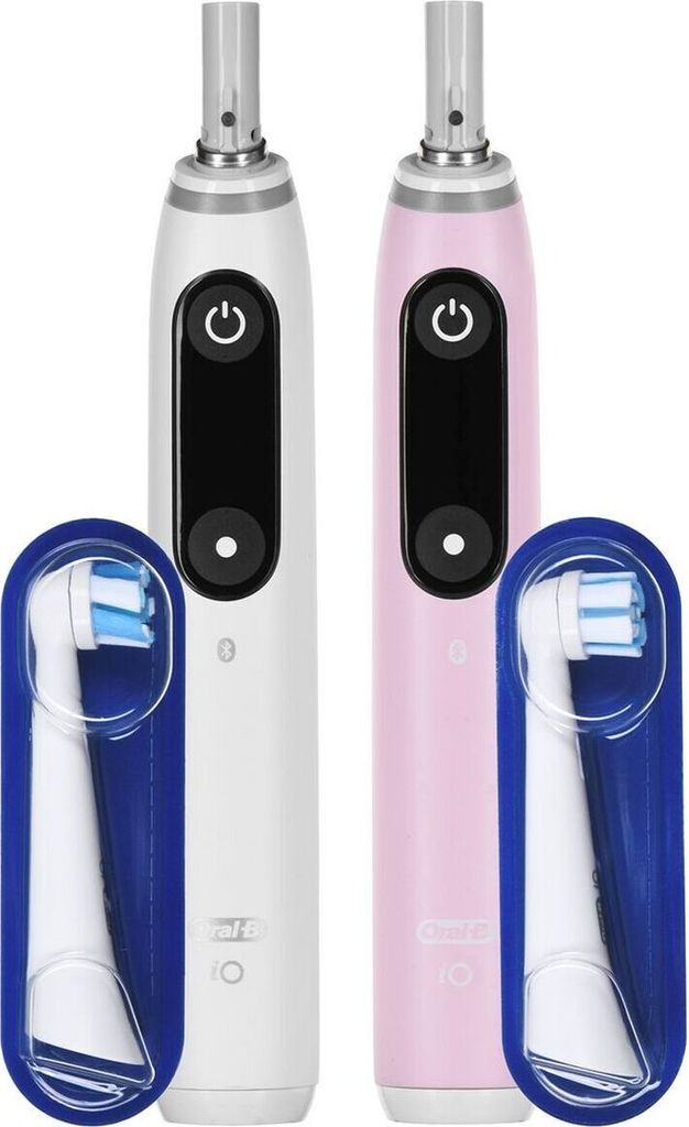 Oral-B iO Series 6 DuoPack White + Pink Elektrische Produktbild 1