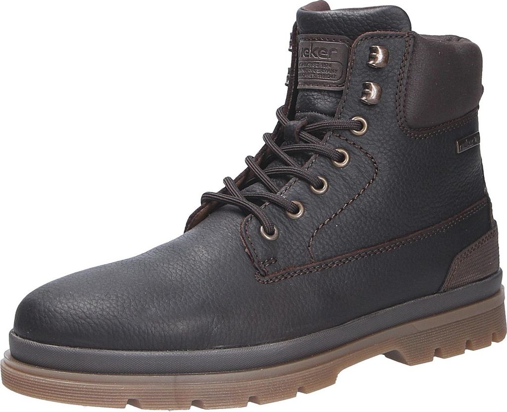 Rieker Herrenschuhe Stiefel Schnürer Boots Braun Freizeit, Schuhgröße:43 EU