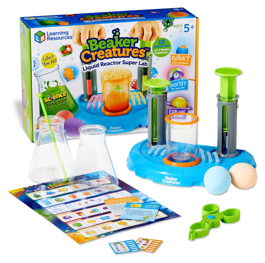Kit créatures en gobelet Super Lab : jeu scientifique enfant original