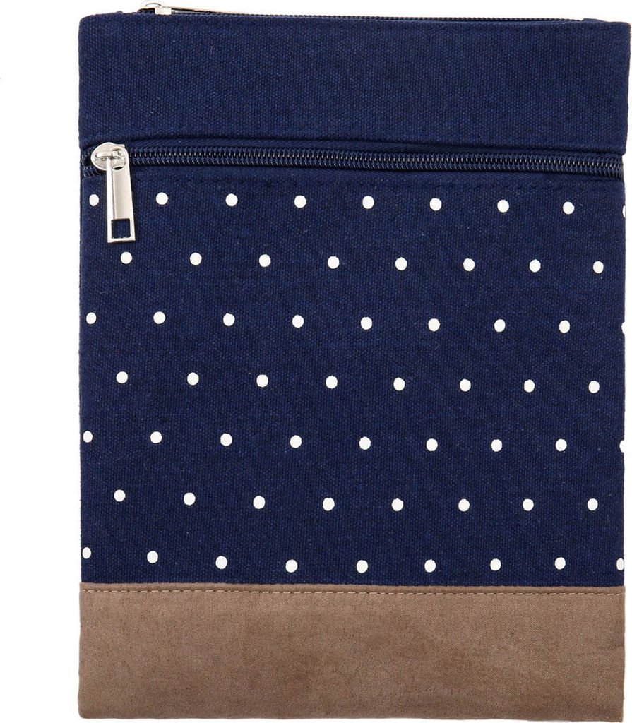 Leoberg Crossbag Tasche in verschiedenen Farben und Designs - Schultertasche aus Baumwolle in 302148-Blau-28