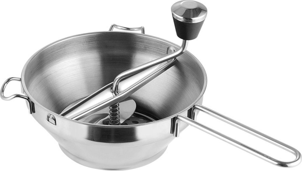 Passiersieb Passiergerät aus Edelstahl 3 Siebeinsätzen Passiermühle