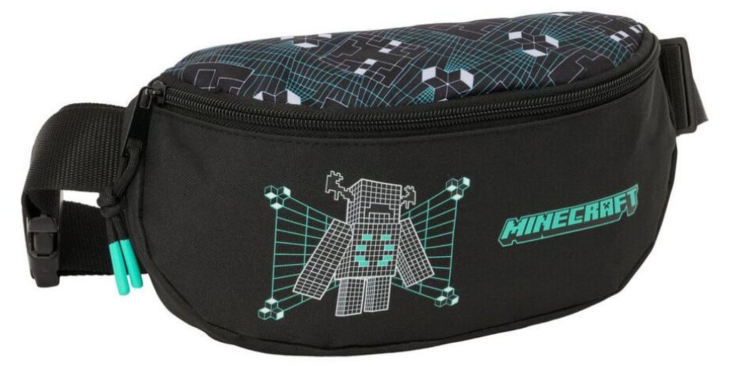 Safta Minecraft Slingtas Zwart, Kinderen, Zwart, One Size Productafbeelding 