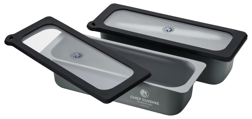 Chef Cuisine Food Container mit Glasdeckel, 2er Set