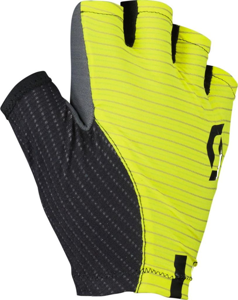 SCOTT Fingerlose Fahrradhandschuhe - RC ULTIMATE GRAPHENE - Gelb/Schwarz M