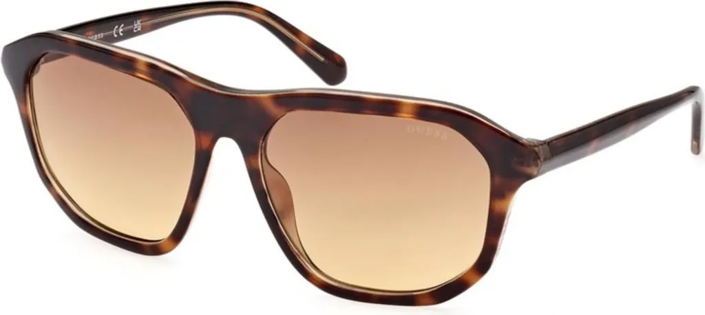 Lunettes de soleil Guess GU00057 6052F pour Homme Style Aviateur Noir