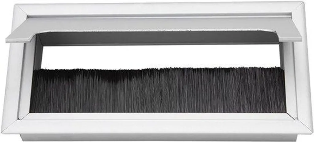 Solution Anti-nœuds : Cache-câbles Noir 160x80x25mm pour Bureau Pro