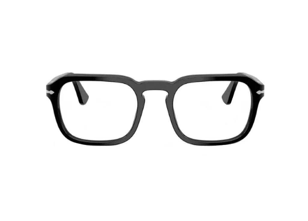 Monture de lunettes de vue Persol PO3390V en acétate noir pour Homme