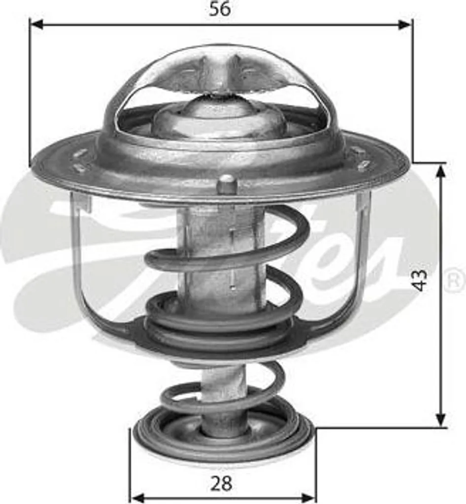 Thermostat GATES TH31271G1 OE 1106100QAH pour Master et Movano
