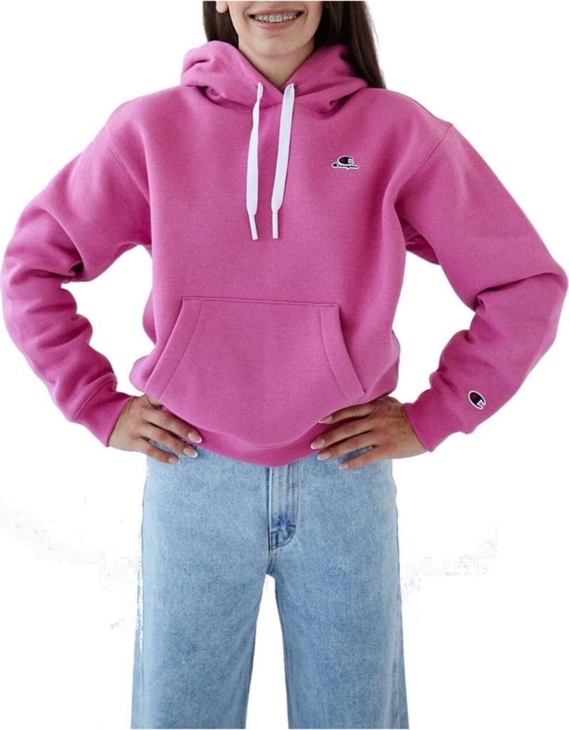 Champion Sweatshirts Wmns Organic Baumwolle Blend C Logo Hoodie, 114466PS158IBR, Größe: 158