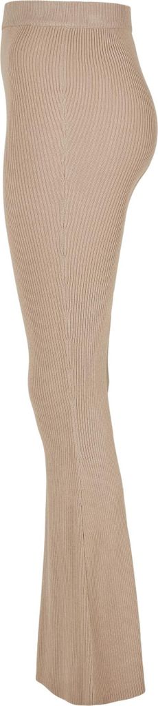 Urban Classics Ladies - Rib Knit Bootcut Leggings taupe - L