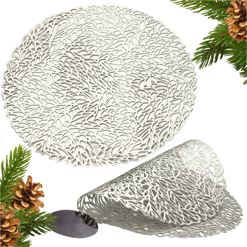 Tischsets Rund Untersetzer Platzset 38 Cm Platzmatte Produktbild 