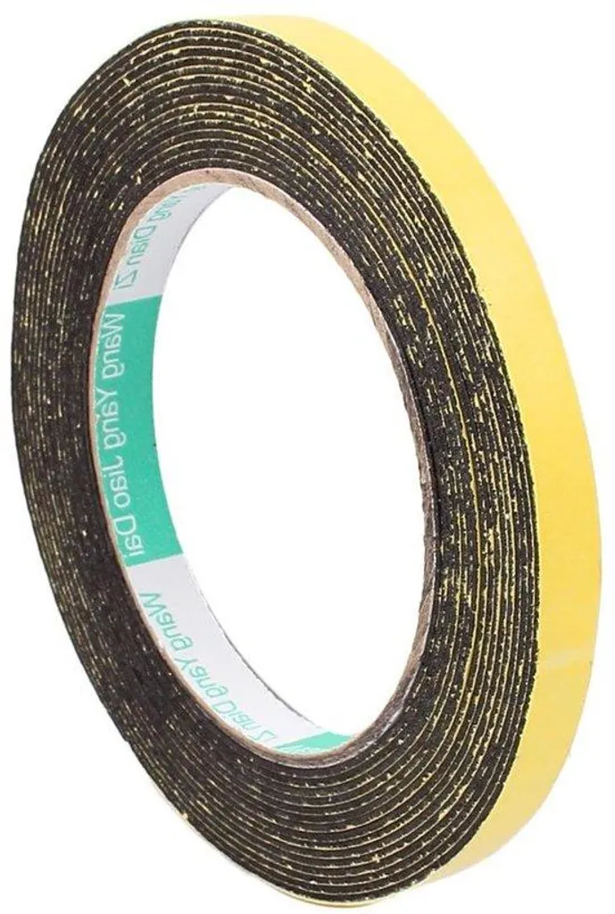 Mousse adhésive pour isolation fenêtre et porte - 10mm x 1mm en 5m