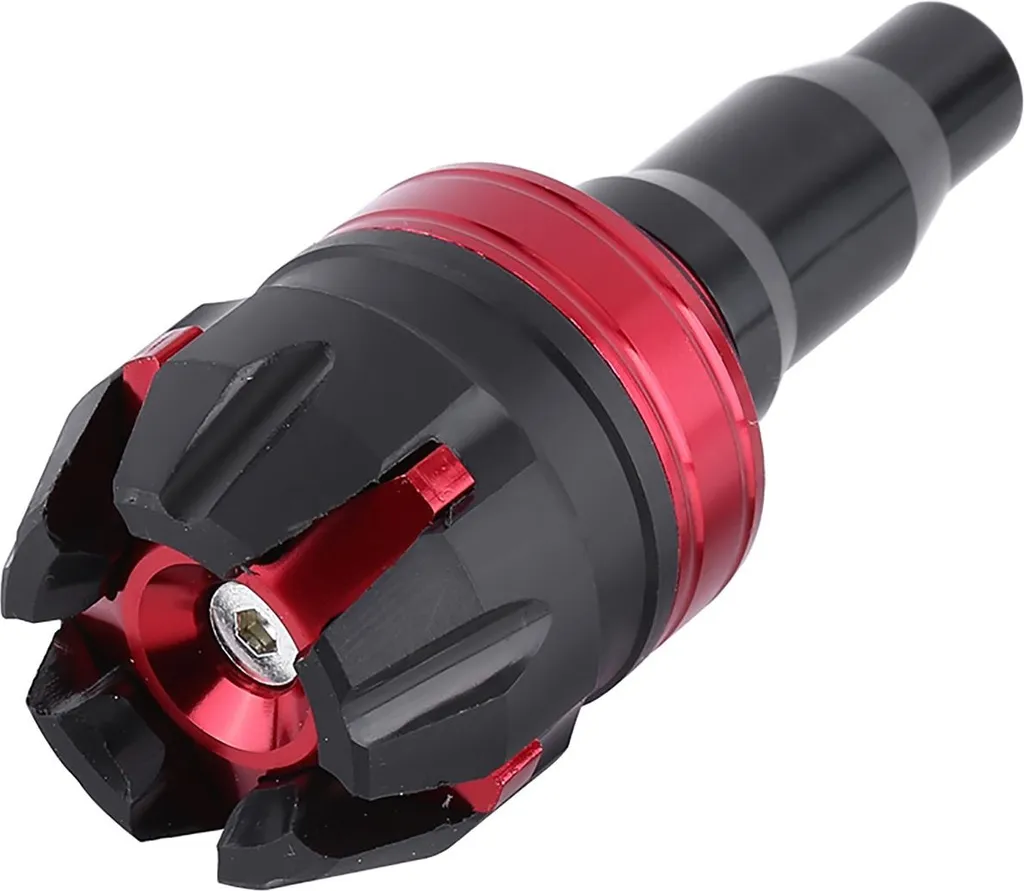 Protezione Moto Anti-Crash CNC Rosso | Slider in Alluminio Alta Resistenza