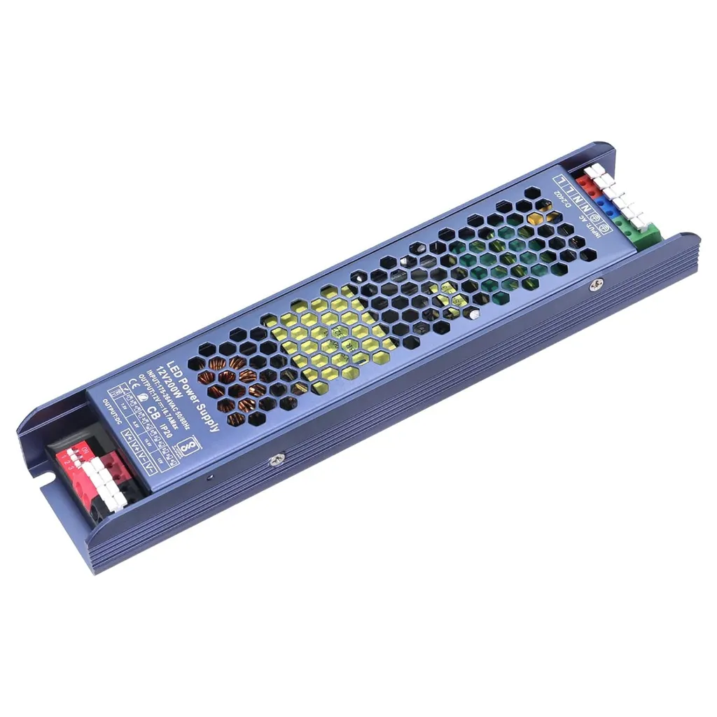 Transformateur LED 200W Ultra-Fin - Convertisseur 12V 16,7A GOMING
