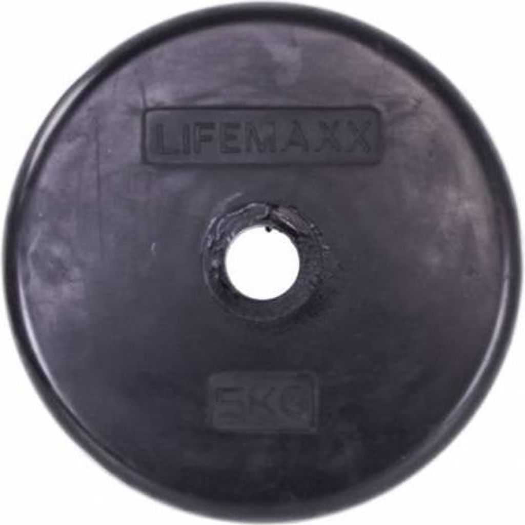 Lifemaxx Coated Disc Ø 30 mm 1,5 kg Schwarz