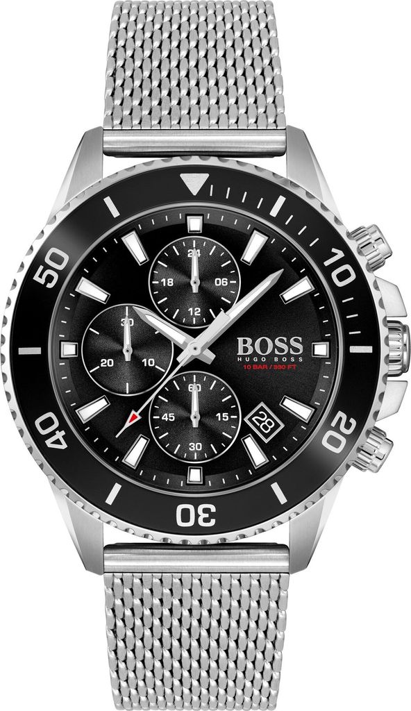 Hugo Boss Herrenuhr Quarzwerk Silberner Edelstahl 1513904 Produktbild 