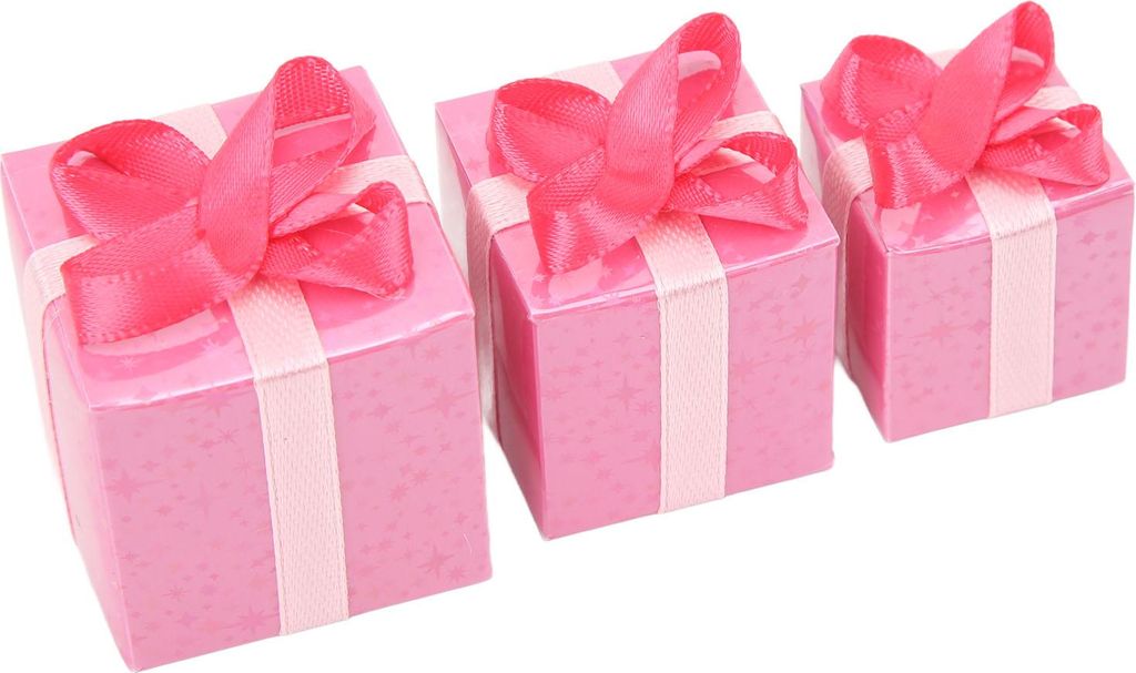 3 Stück Mini-Boxen, Ornamente, niedlicher Stil, Maßstab 1:12, DIY-Papiermaterial, Weihnachtspakete, Figuren-Set für Urlaubsdekoration