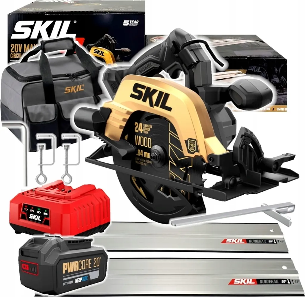 Scie Circulaire 20V Brushless sans fil - Haute Performance et Sécurité