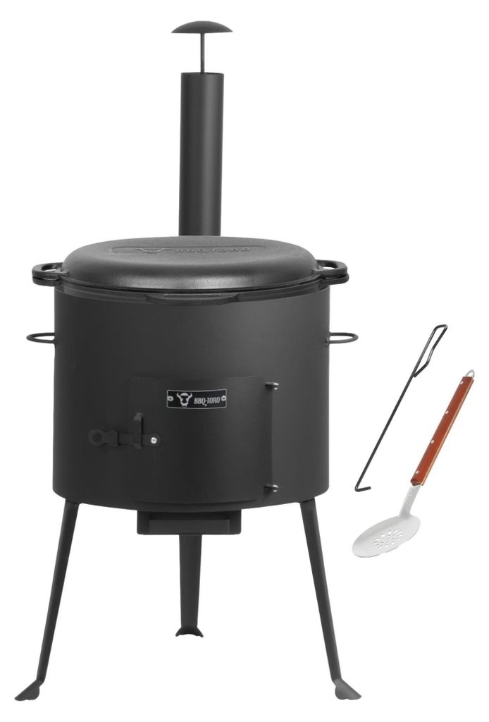 BBQ-Toro Gusseisen Kazan 16 L mit Kazan Ofen Ø 44 cm, Produktbild 