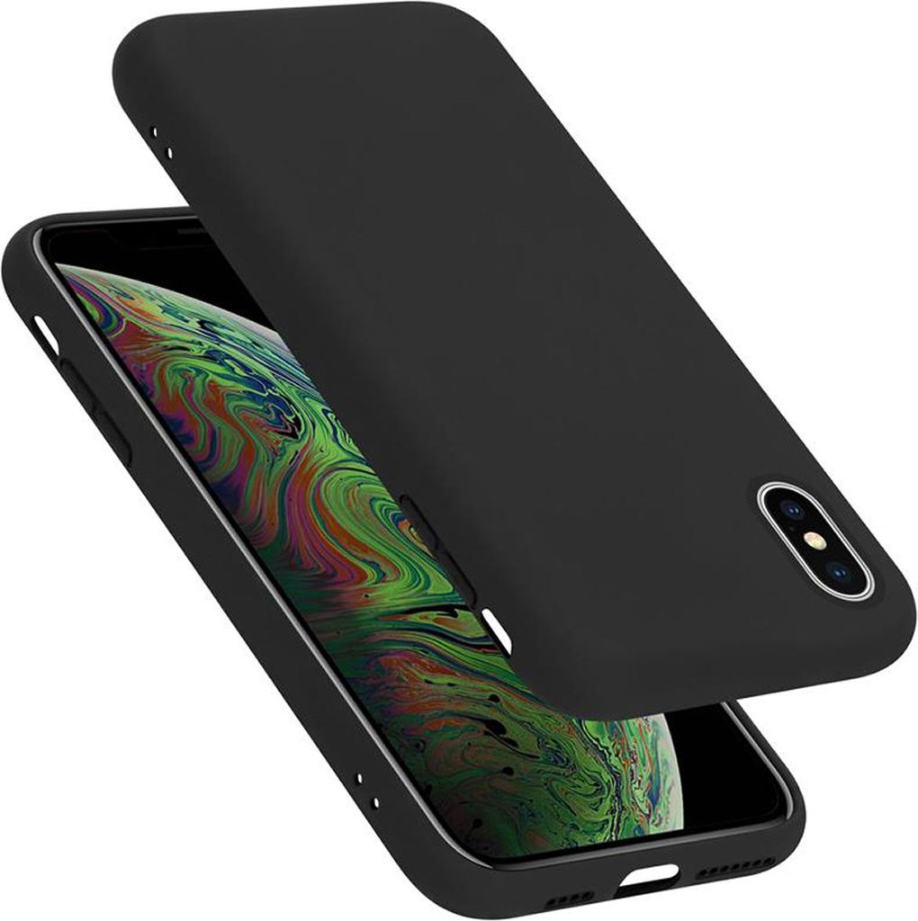Cadorabo Schutzhülle für Apple iPhone XS MAX Hülle in Schwarz Handyhülle Case Cover TPU Etui