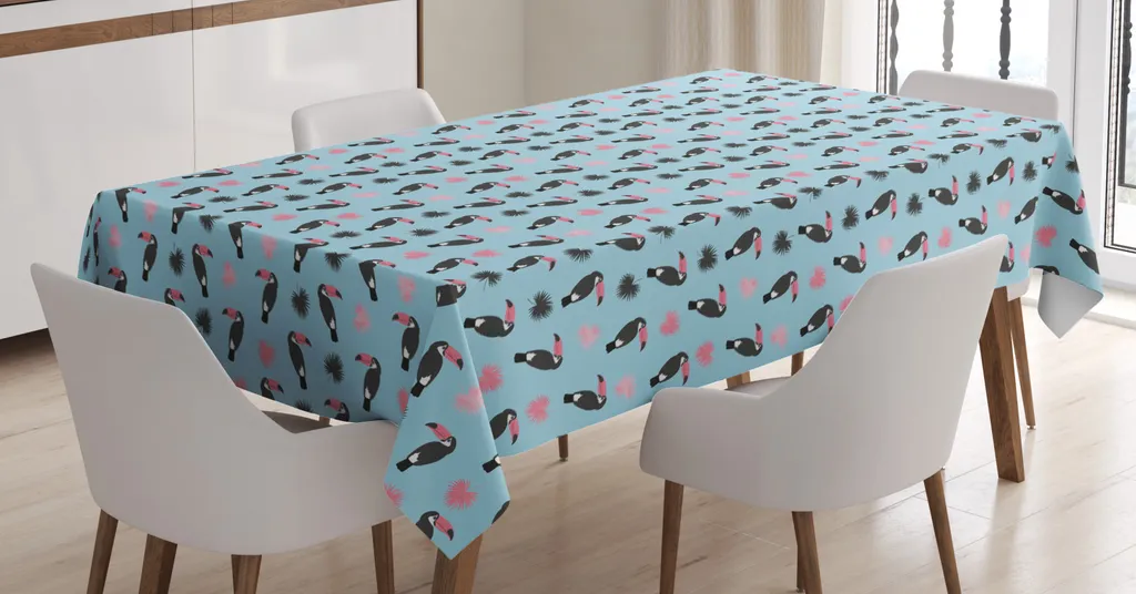 FANSU Tovaglia Idrorepellente, Rettangolare Impermeabile Antimacchia 3D Frutta Lavabile Copritavolo Quadrata Tavolo Panno per Cucina Sala da Pranzo