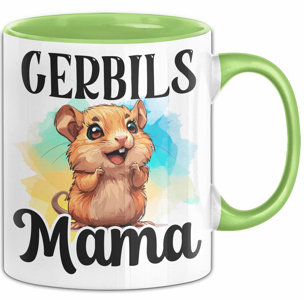 Gerbils Mama Tasse Geschenk Gerbils Besitzerin Geschenk (Grün)