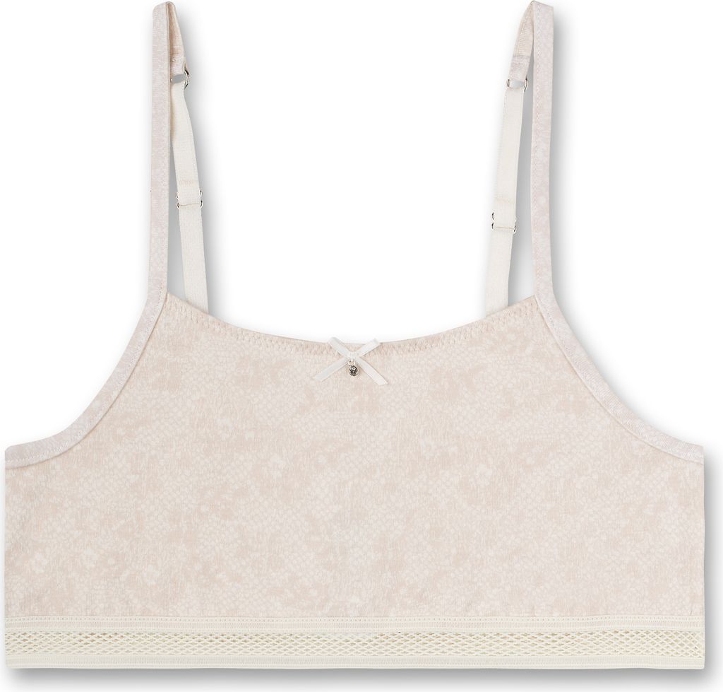 Sanetta Mädchen Bustier beige floraler Allover Print Produktbild 
