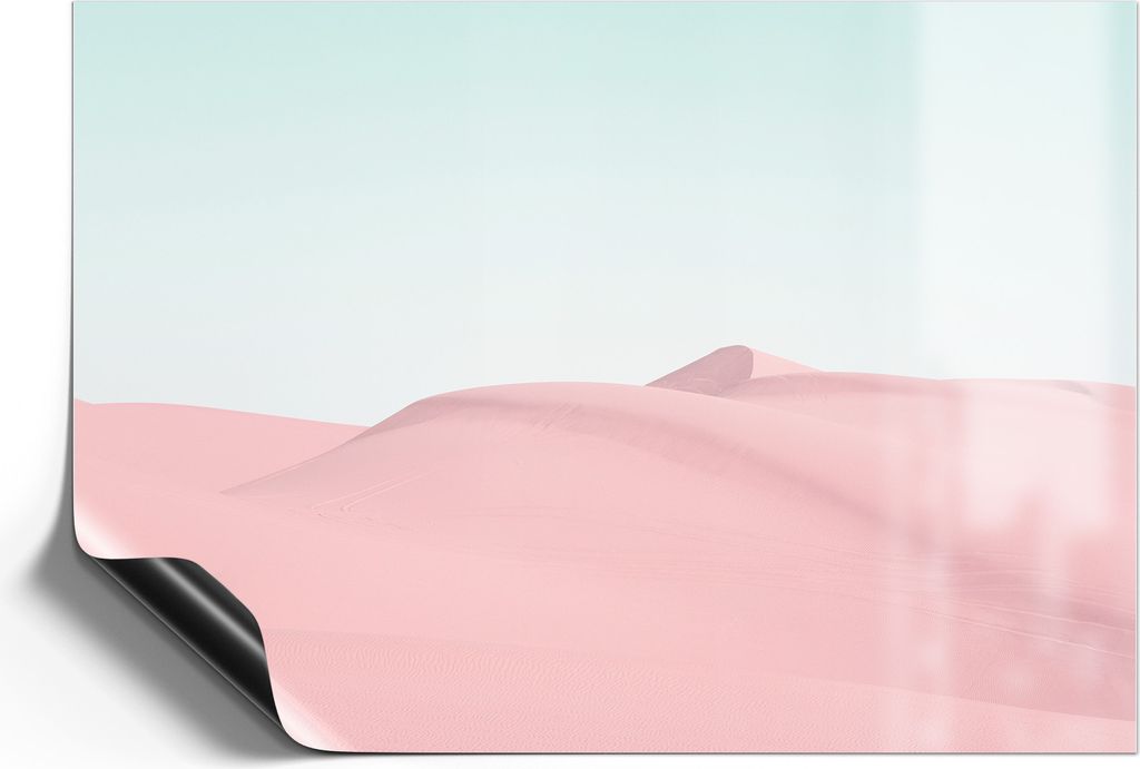 DEQORI Magnetmatte Universal 59x42 cm (A2) 'Rosige Stille' Magnetfolie Kalender Planer