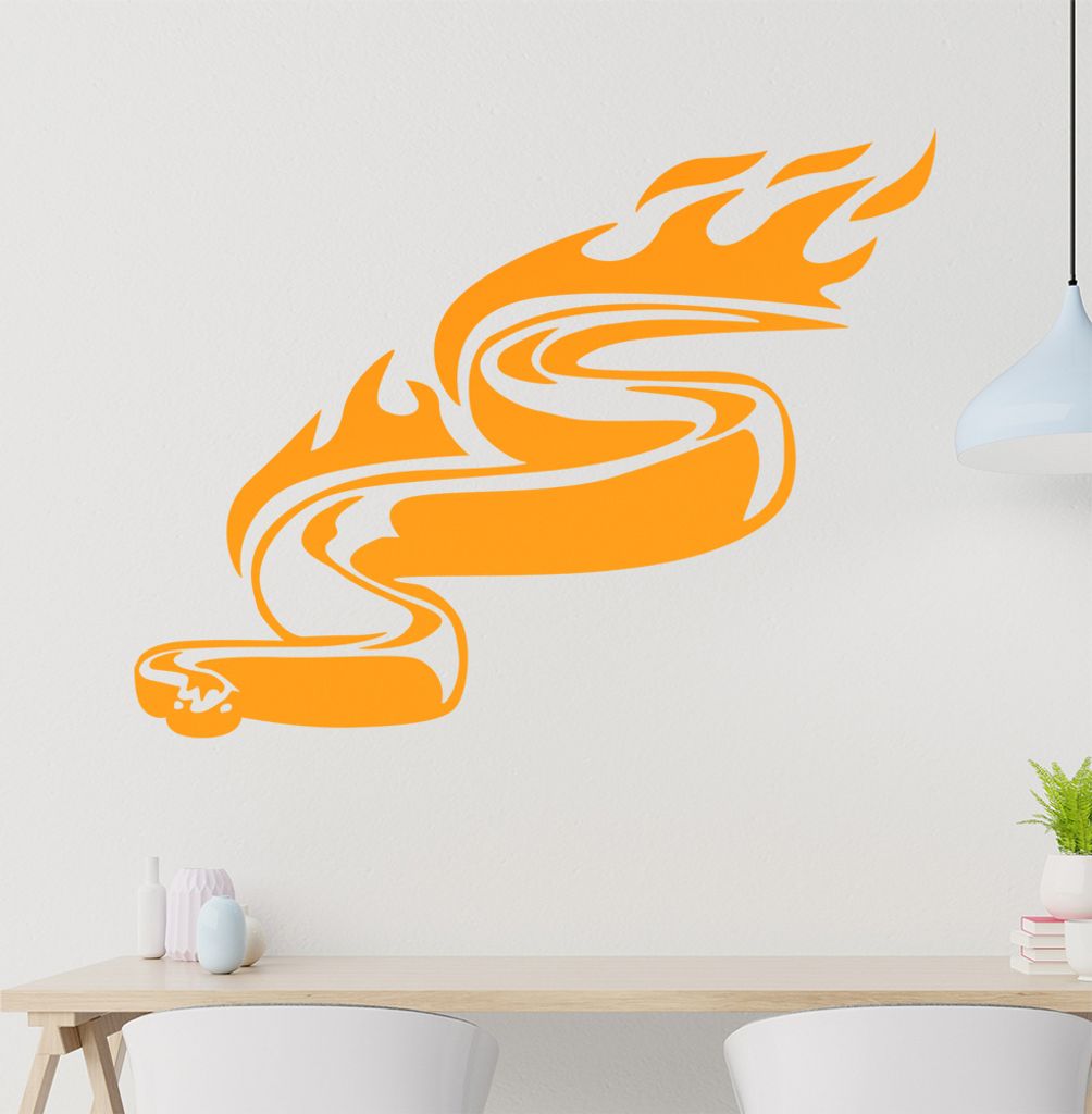 Tribal Schlange Wandtattoo in 6 Größen - Wandaufkleber Wall Sticker - Dekoration, Küche, Wohnzimmer, Schlafzimmer, Badezimmer