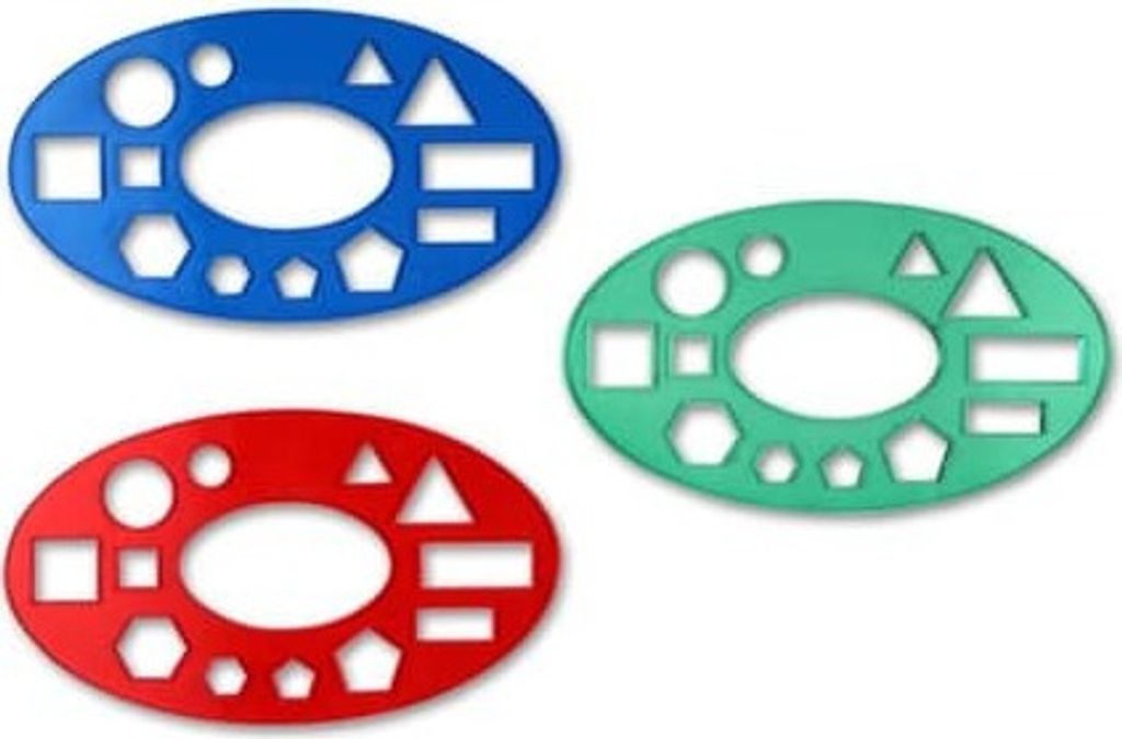 Valoro Schablone Mengenlehre oval