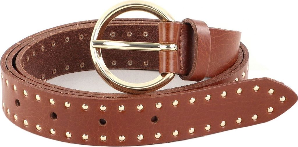 Vanzetti Leder Gürtel Slim Belt W85 Cognac braun